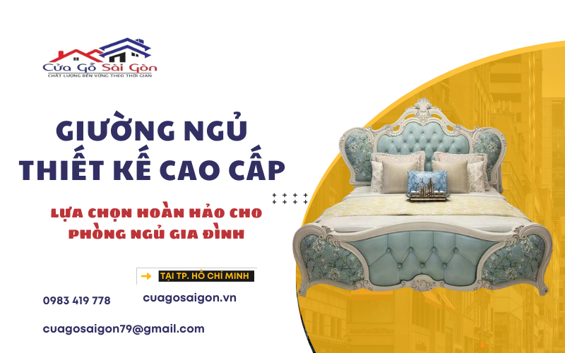 Giường ngủ thiết kế cao cấp